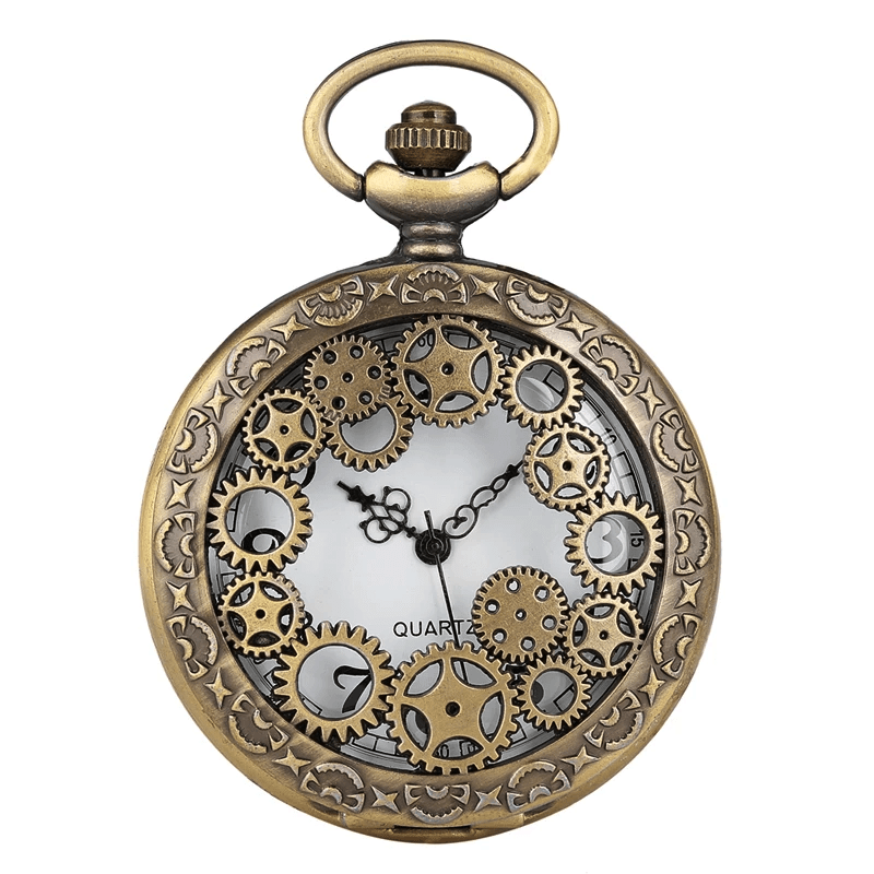 Montre À Gousset Femme Engrenages Steampunk