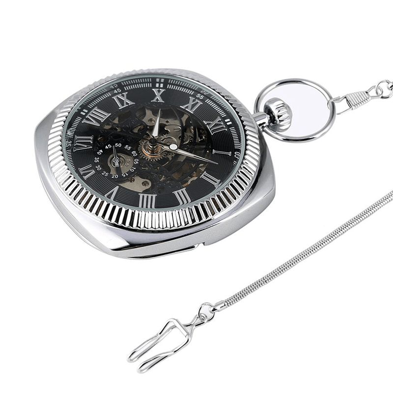 Montre À Gousset Homme Argent