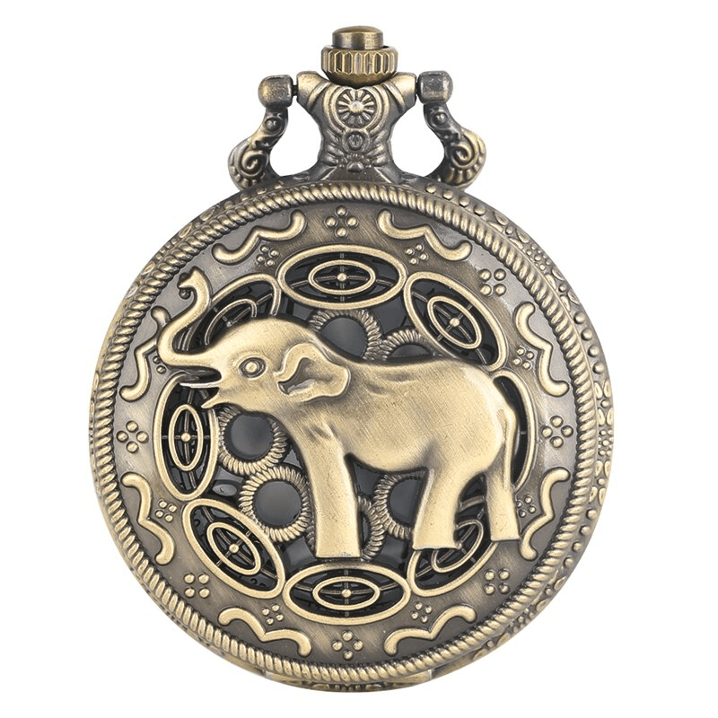 Montre À Gousset Femme Éléphant