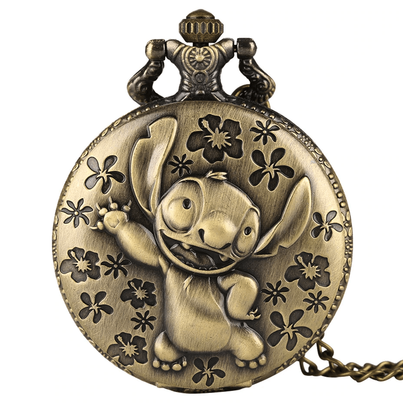 Montre À Gousset Femme Lilo Et Stitch